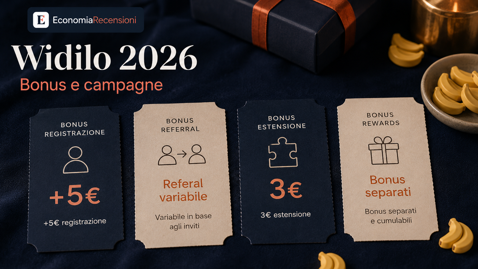 Cashback di Widilo collegato agli acquisti con carta