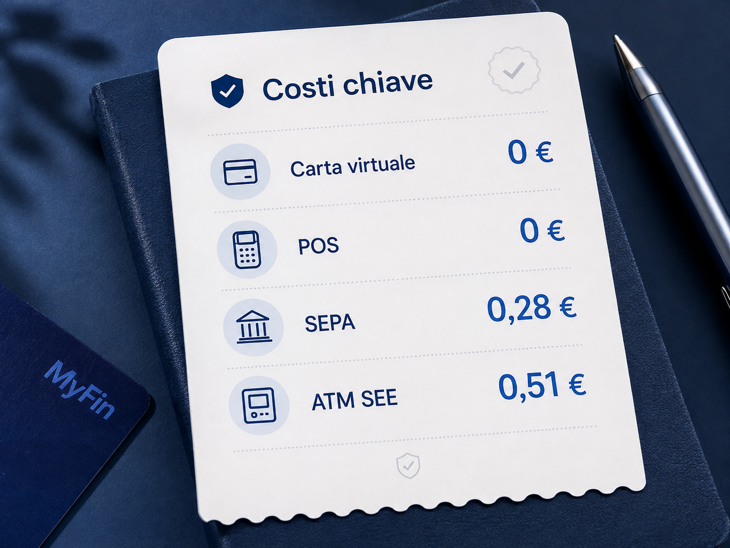 Visual editoriale MyFin dedicato a licenza, salvaguardia dei fondi e verifica dell'identità