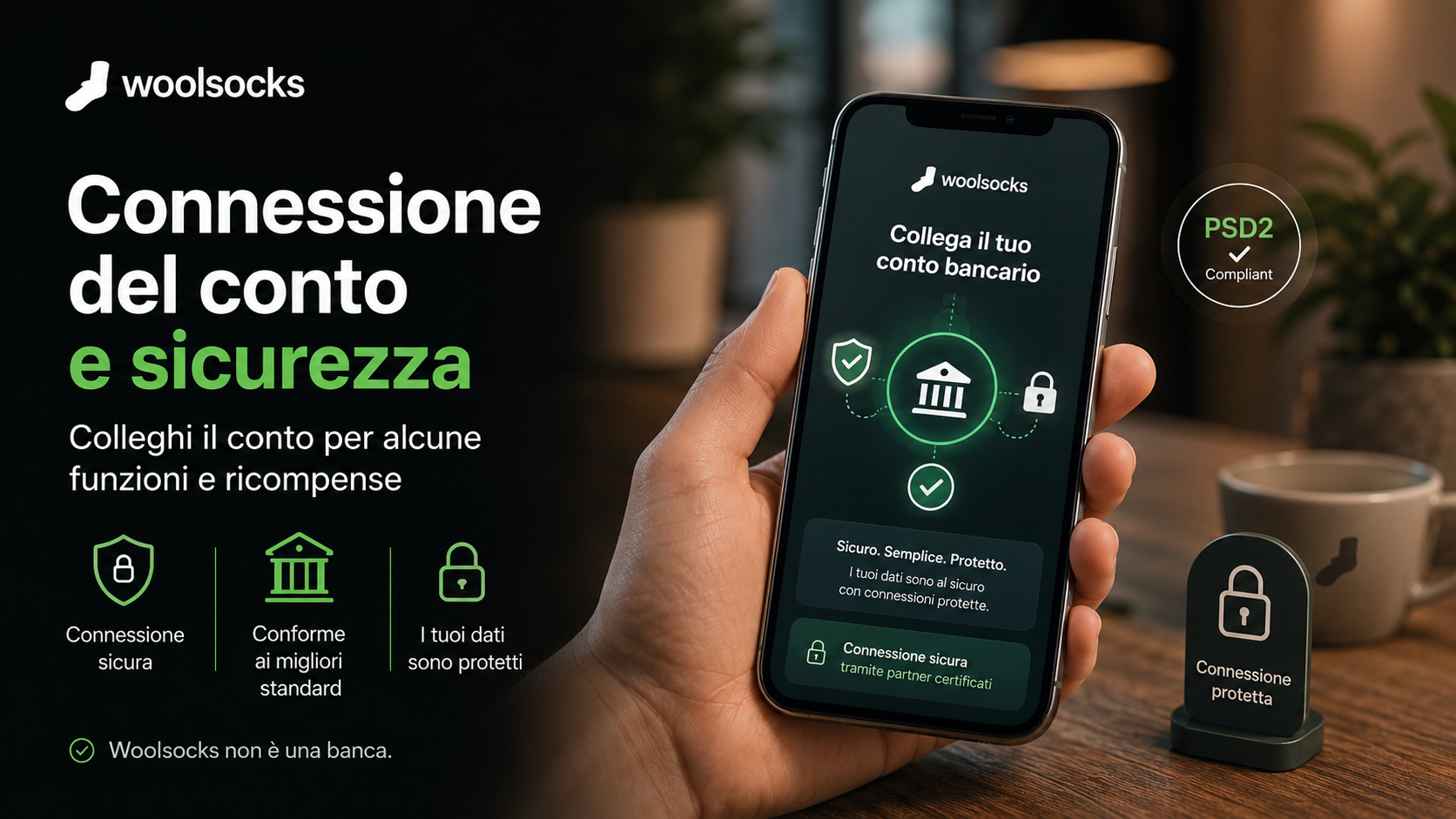 Cashback di Woolsocks collegato agli acquisti con carta