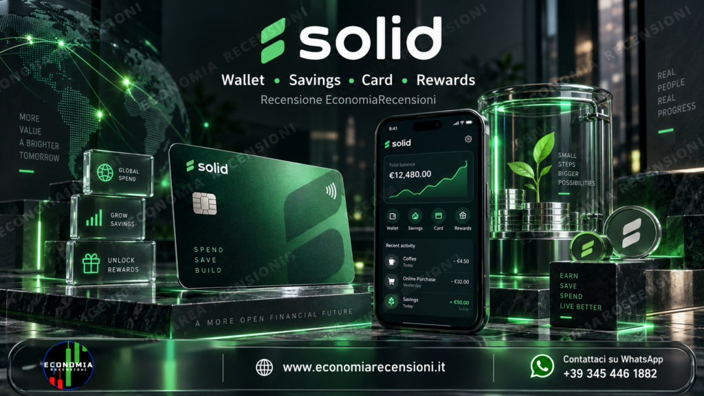 Cashback di Solid collegato agli acquisti con carta