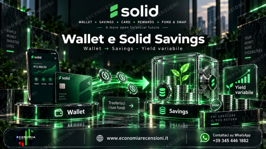Cashback di Solid collegato agli acquisti con carta
