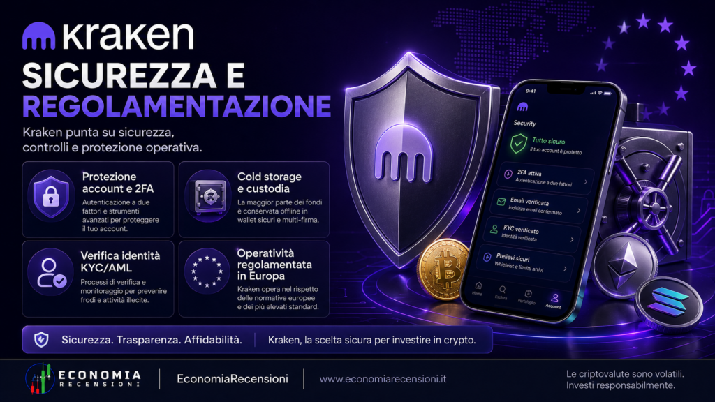 Schermata Kraken con costi e commissioni della carta