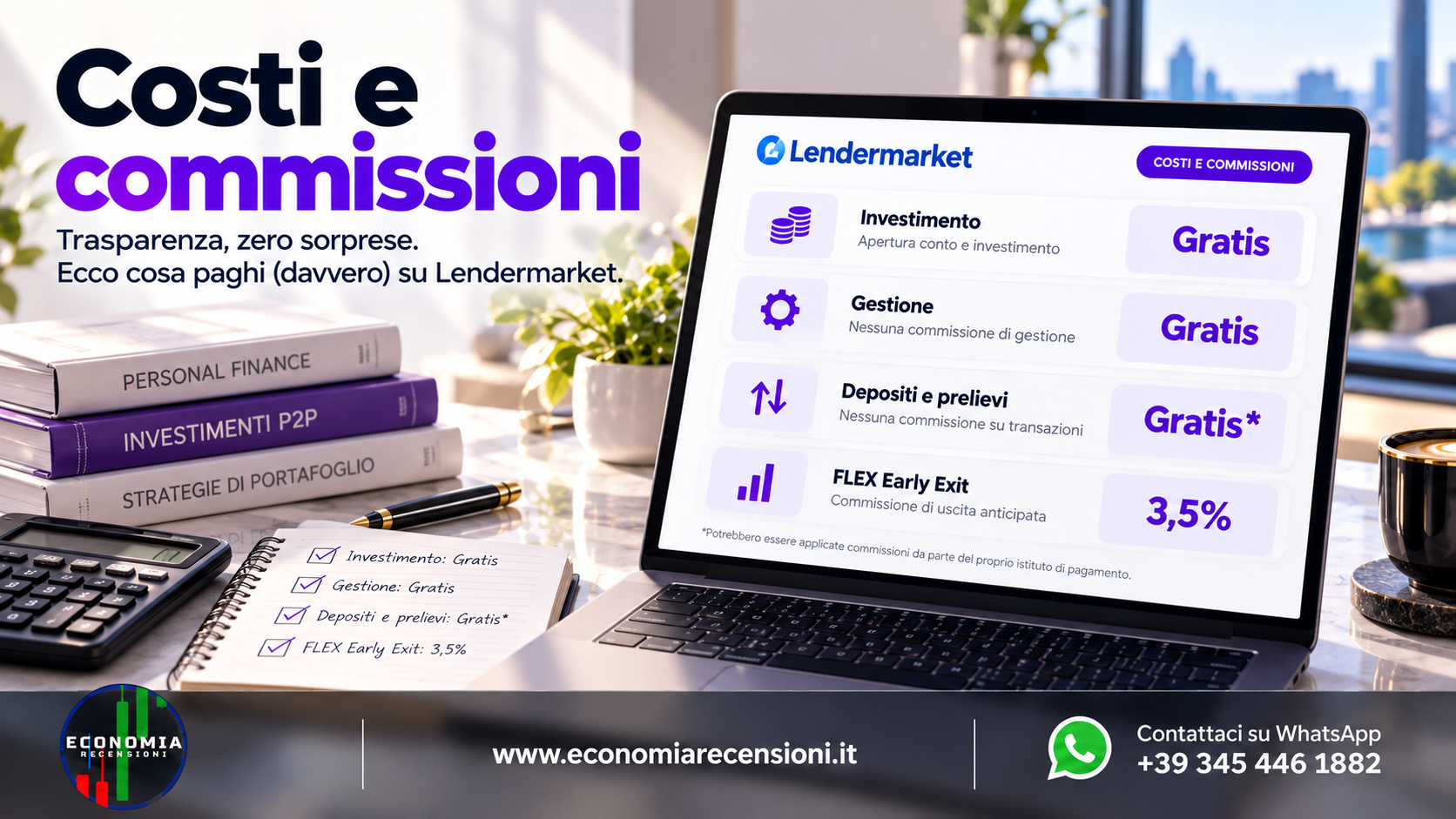 Illustrazione: Costi e commissioni Lendermarket